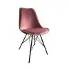 Stoel Velvet Roze